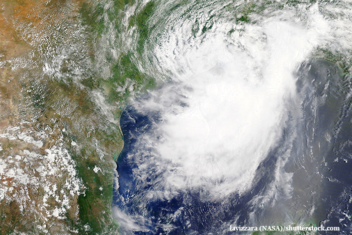 Tropical Storm Barry 2019 approaching Louisiana